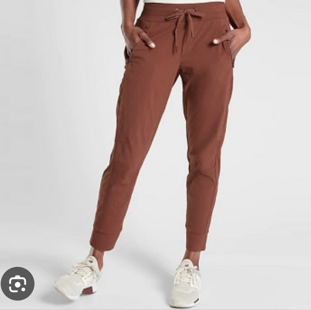 Athleta Brown Track Pants Comfortable Joggers